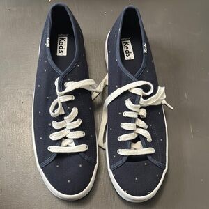 Keds Navy Blue Sneakers with White Laces